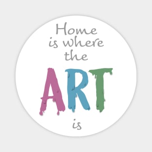 Home is where the art is Magnet